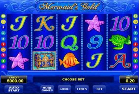 Mermaids Guld, mermaid ' s gold casino spel.